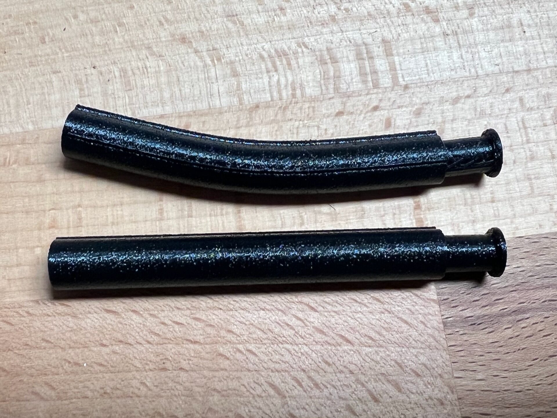 3D-gedruckte Ablaufrohre aus schwarzem TPU